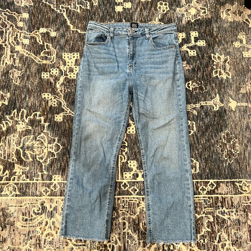 BDG Kick Flare High-Rise Cropped Jeans